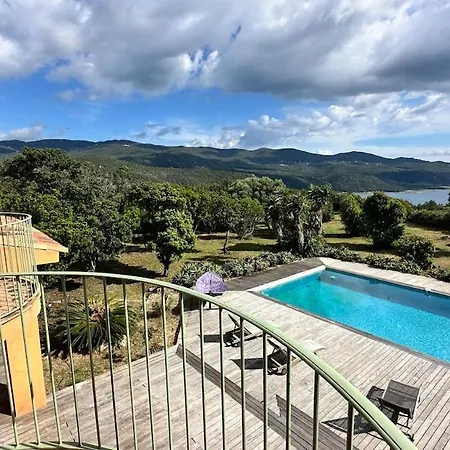 Villa La Castagna Sea View Pool Coti-Chiavari (Corsica)