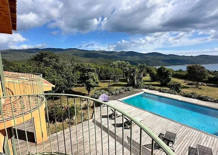 Villa La Castagna Sea View Pool Coti-Chiavari (Corsica)